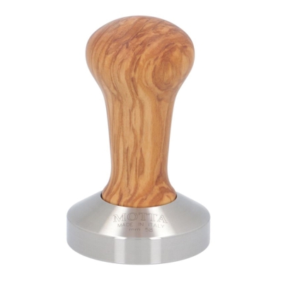 Motta coffee tamper - 58 mm - stainless steel / Olive wood