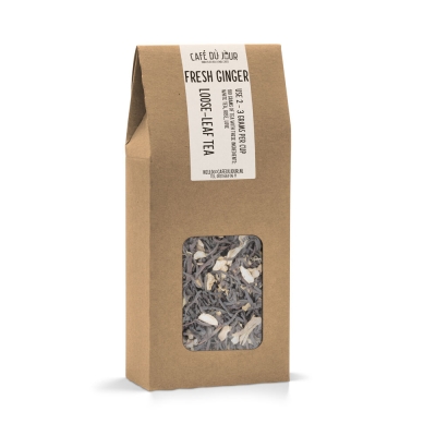 Fresh Ginger - Black tea 100 gram - Café du Jour loose tea 