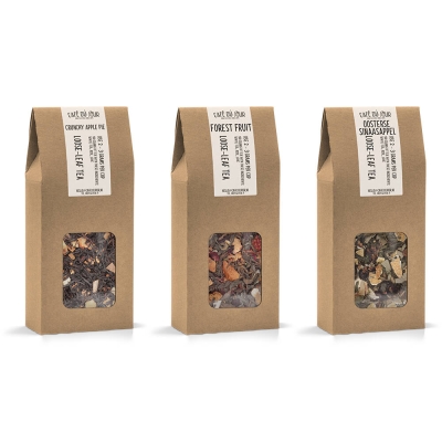 Café du Jour Fully Fruity fresh tea package