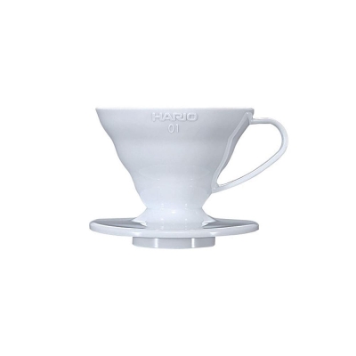 Hario V60 dripper - plastic white - size 01