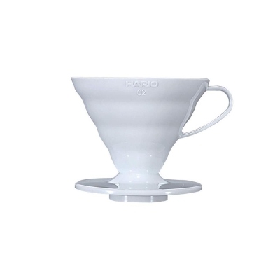 Hario V60 dripper - plastic white - size 02