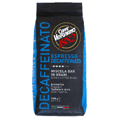 Caffè Vergnano 1882 Decaffeinato Espresso - coffee beans - 1 kilo