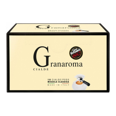 Caffè Vergnano ESE serving pods - Granaroma - 18 servings