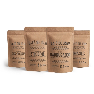 Café du jour Get to know us 4 x 330 grams fresh coffee