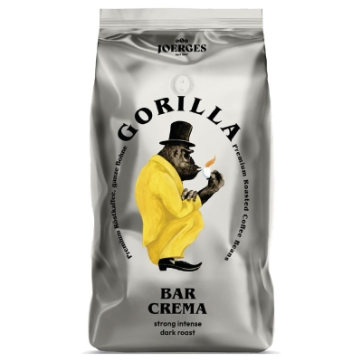 Gorilla Bar Crema Silber - coffee beans - 1 KG