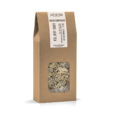 Green Gunpowder - Green Tea 100 gram - Café du Jour loose Tea 
