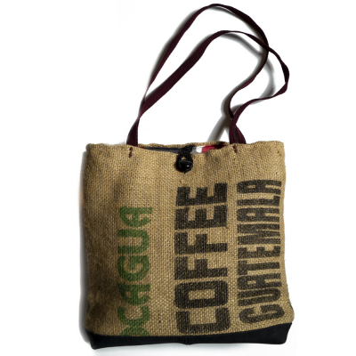 Jute Bag made from coffee bags "Guatamala"