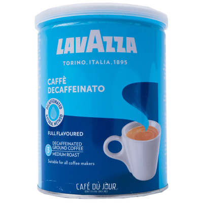 Lavazza Caffè Decaffeinato - ground coffee 250g tin