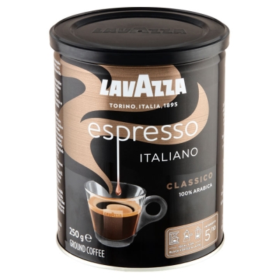 Lavazza Espresso Italiano Classico in tin - ground coffee - 250 grams