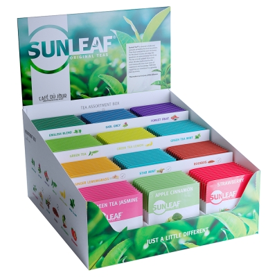 Assorted display - Sunleaf - 12 x 10 tea bags