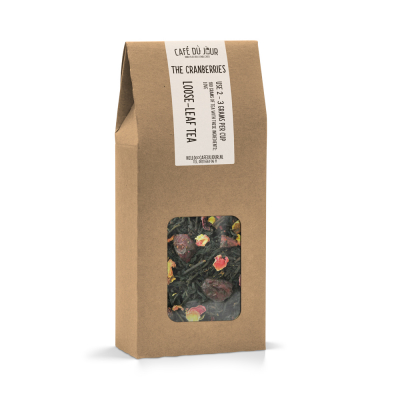 Tea Cranberries - Black tea 100 grams - Café du Jour loose tea