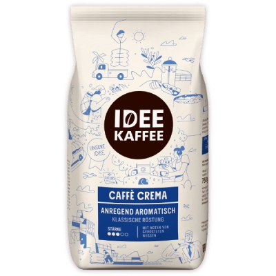 Idee Kaffee Caffè Crema - coffee beans - 750 grams