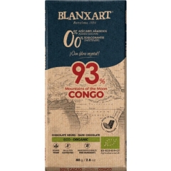 Blanxart - Congo 0.0% added sugars - 93% dark chocolate (Organic)