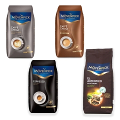 Mövenpick sample pack - coffee beans - 4 x 1 KG 