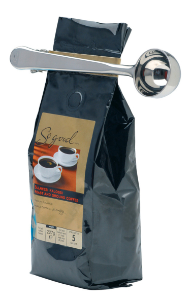La Cafetière - Coffee measuring spoon and pocket clip - stainless steel