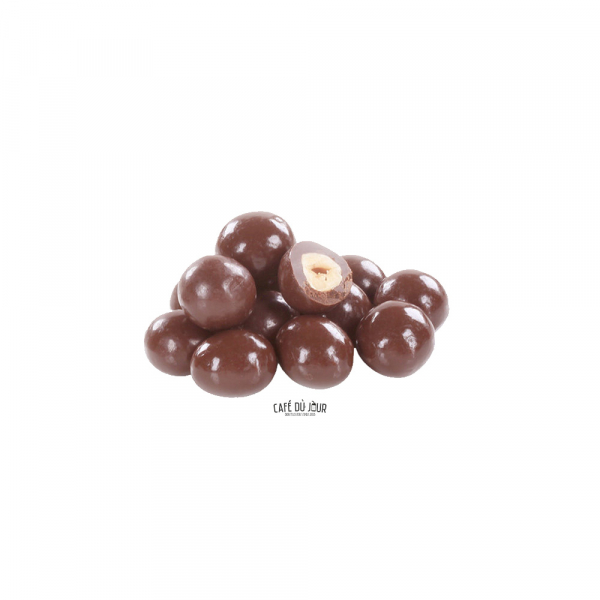 Hazelnoten in melkchocolade 250 gram