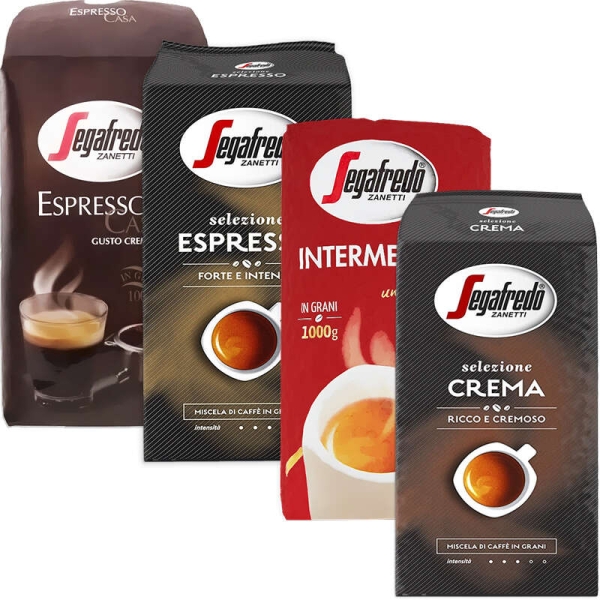 Segafredo koffiebonen proefpakket 4kg