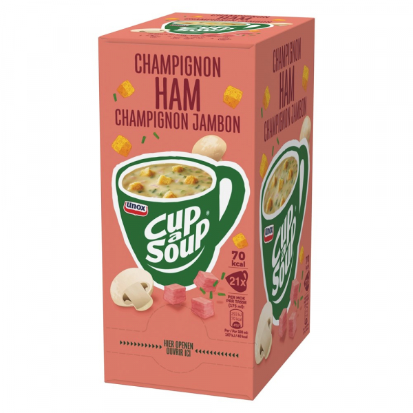 Cup-a-Soup - Champignon Ham - 21 x 175 ml