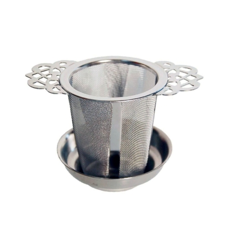 Tea filter (stainless steel) - Tea filter for loose tea, for 1 cup or 1 kettle