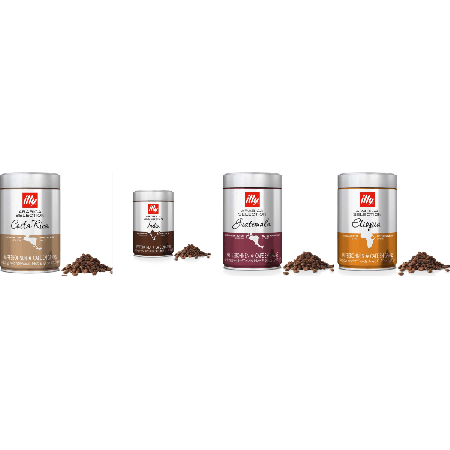 illy Arabica Tasting Pack - coffee beans - 4 x 250 grams
