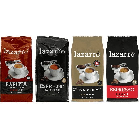 Lazarro Tasting Pack - coffee beans - 4 x 1 kg
