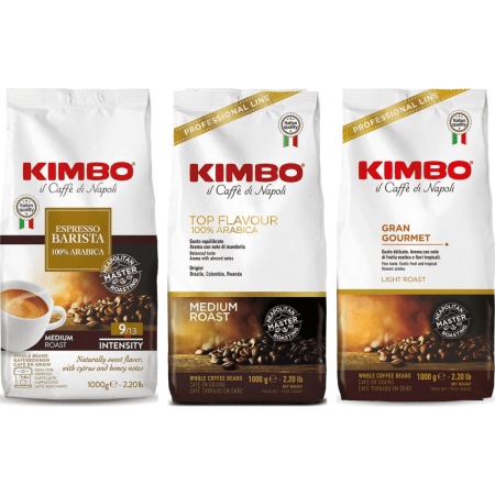 Kimbo Tasting Pack Mild & Aromatic - 100% Arabica - 3 x 1 kg