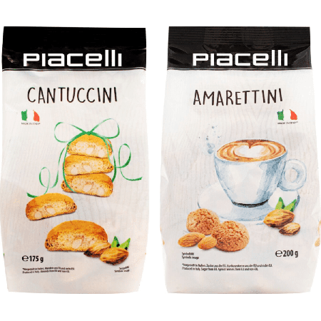 Italian Biscuit Duo - Cantuccini & Amarettini