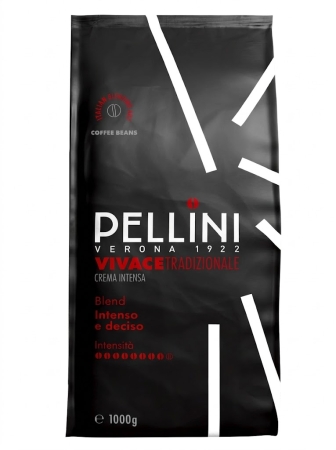 Pellini Vivace Tradizionale Crema Intensa - Coffee Beans - 1 kg