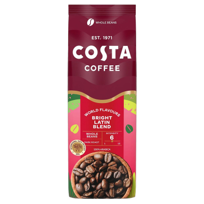 Costa Coffee Bright Blend - Coffee Beans - 1 Kilogram