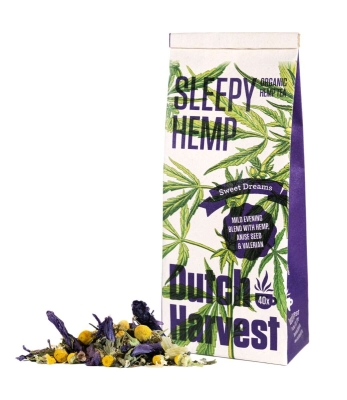 Sleepy Hemp - Hemp & Herbal Tea Blend 40g - Dutch Harvest loose leaf tea