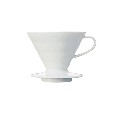 Hario V60 dripper - porcelain white - size 02