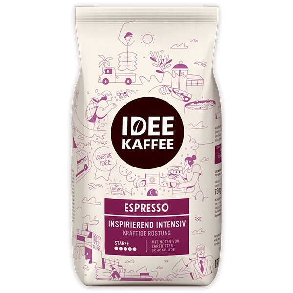 Idee Kaffee Espresso - koffiebonen - 750 gram