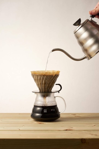 Hario V60 dripper - glass black - size 02