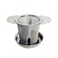Tea filter (stainless steel) - Tea filter loose tea for 1 cup or 1 kettle