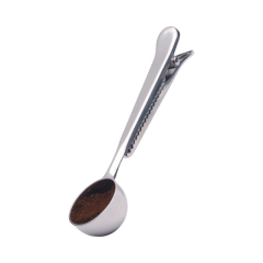 La Cafetière - Coffee measuring spoon and pocket clip - stainless steel