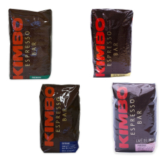 Kimbo sample pack - coffee beans - 4 x 1 KG 