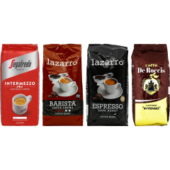 Italian Espresso Selection - 4 x 1 kg coffee beans